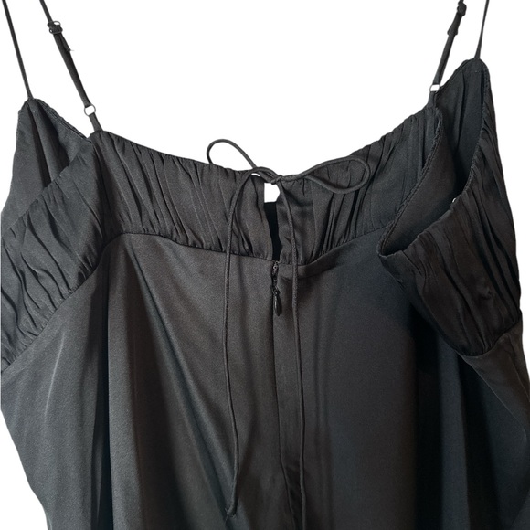 Silk Gathered Camisole in Black by JCrew - Picture 5 of 12